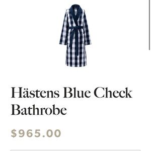 HASTENS COTTON ROBE